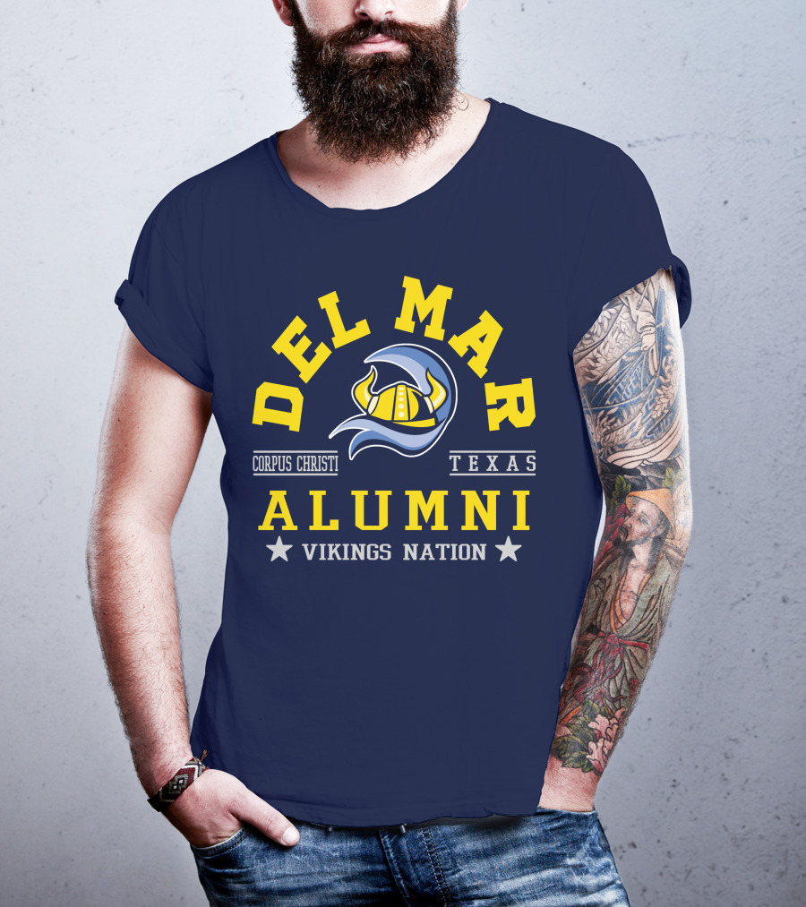 Del Mar College Corpus Christi Texas Alumni Vikings Nation T-Shirt