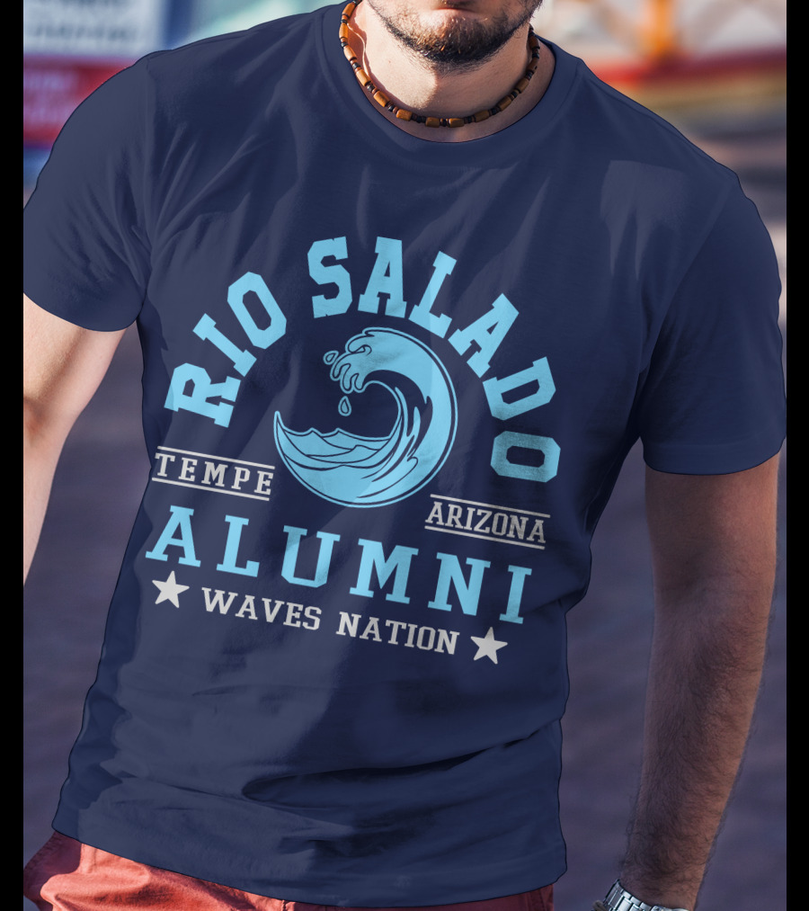 Rio Salado College Tempe Arizona Alumni Waves Nation T-Shirt