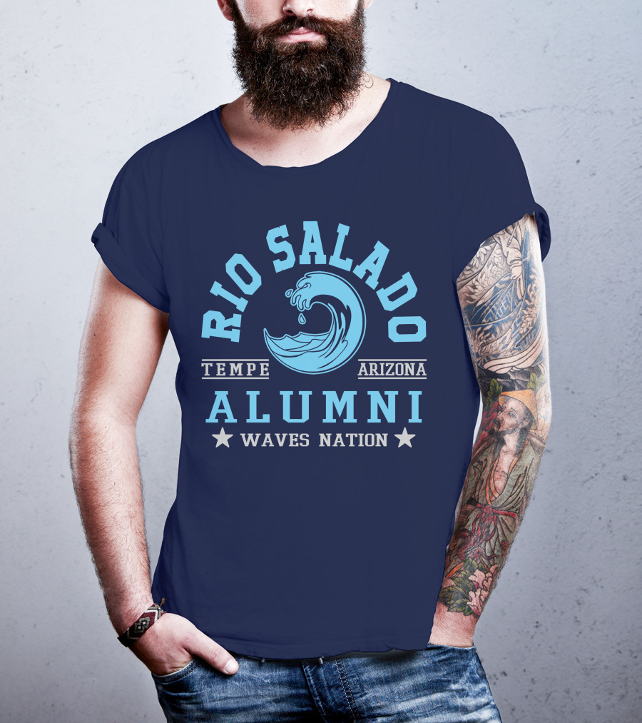 Rio Salado College Tempe Arizona Alumni Waves Nation T-Shirt