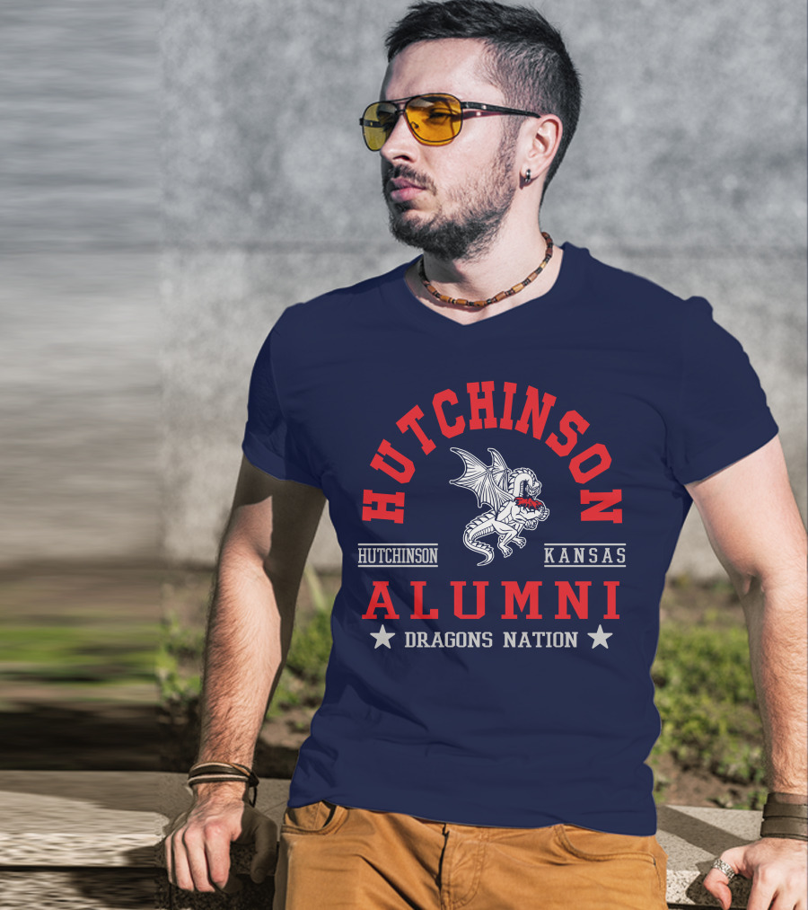 Hutchinson Kansas Alumni Dragons Nation T-Shirt
