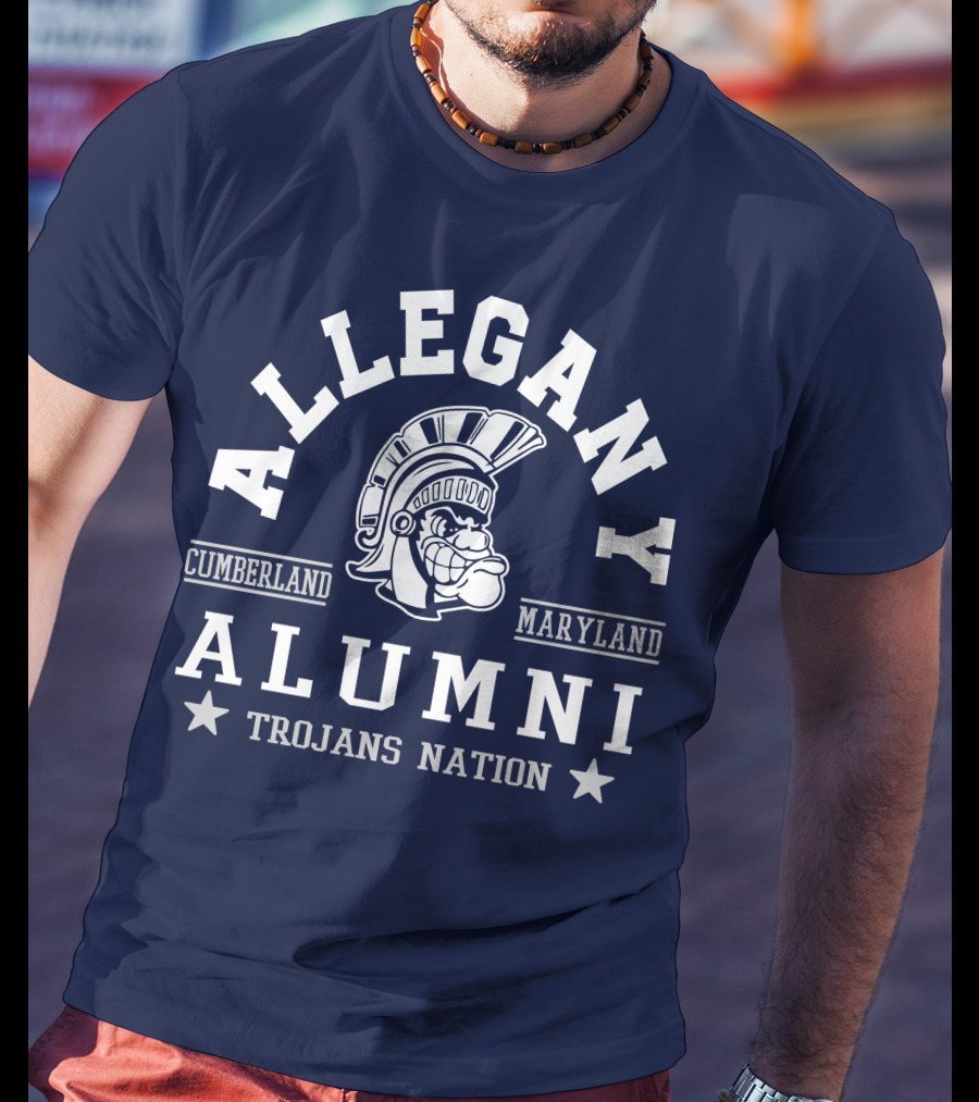 Allegany Cumberland Maryland Alumni Trojans Nation T-Shirt