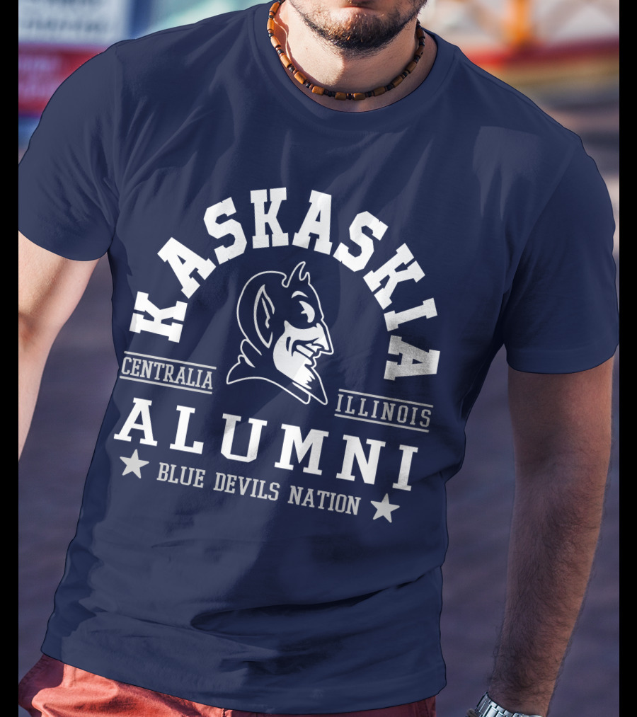 Kaskaskia College Alumni Centralia Illinois Blue Devils Nation T-Shirt