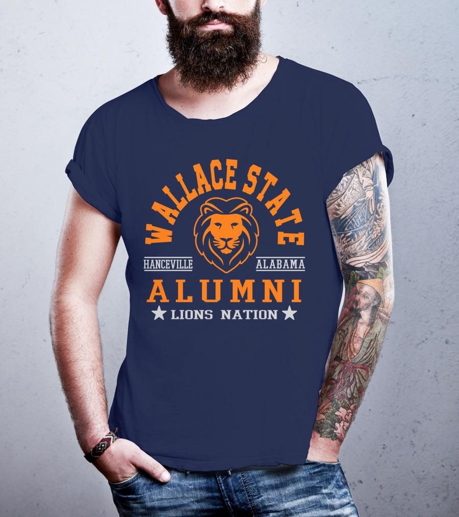 Wallace State Hanceville Alabama Alumni Lions Nation T-Shirt