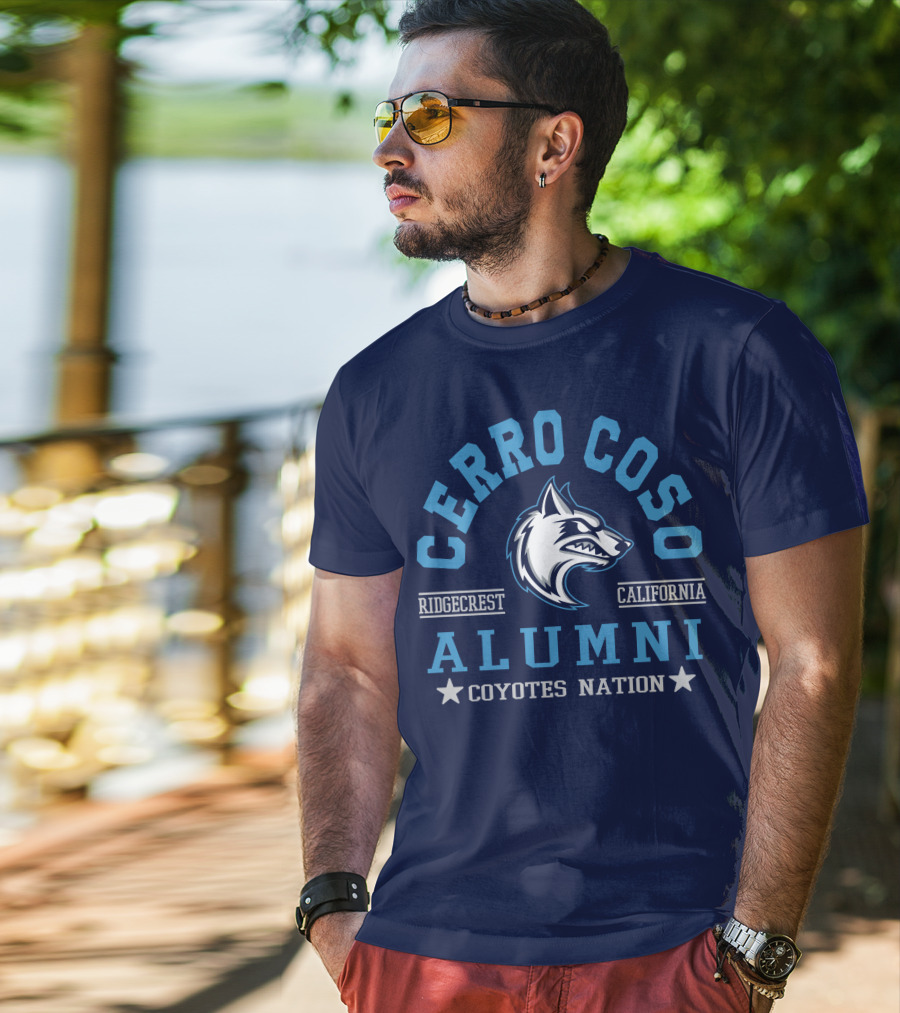 Cerro Coso Ridgecrest California Alumni Coyotes Nation T-Shirt