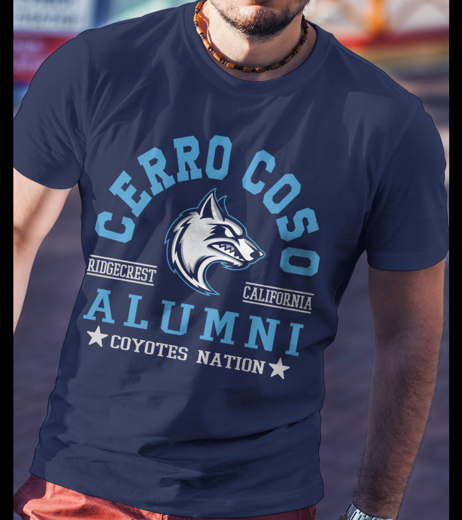 Cerro Coso Ridgecrest California Alumni Coyotes Nation T-Shirt