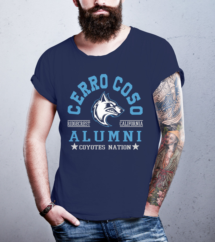 Cerro Coso Ridgecrest California Alumni Coyotes Nation T-Shirt