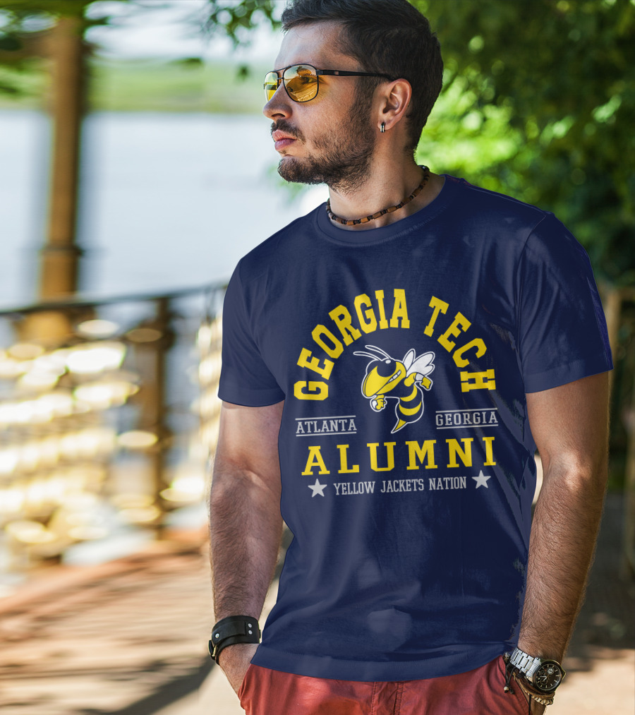 Georgia Tech Alumni Yellow Jackets Nation Atlanta Georgia T-Shirt