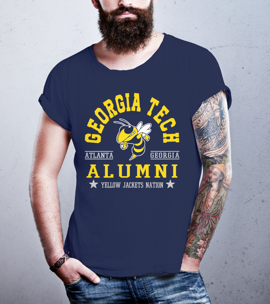 Georgia Tech Alumni Yellow Jackets Nation Atlanta Georgia T-Shirt