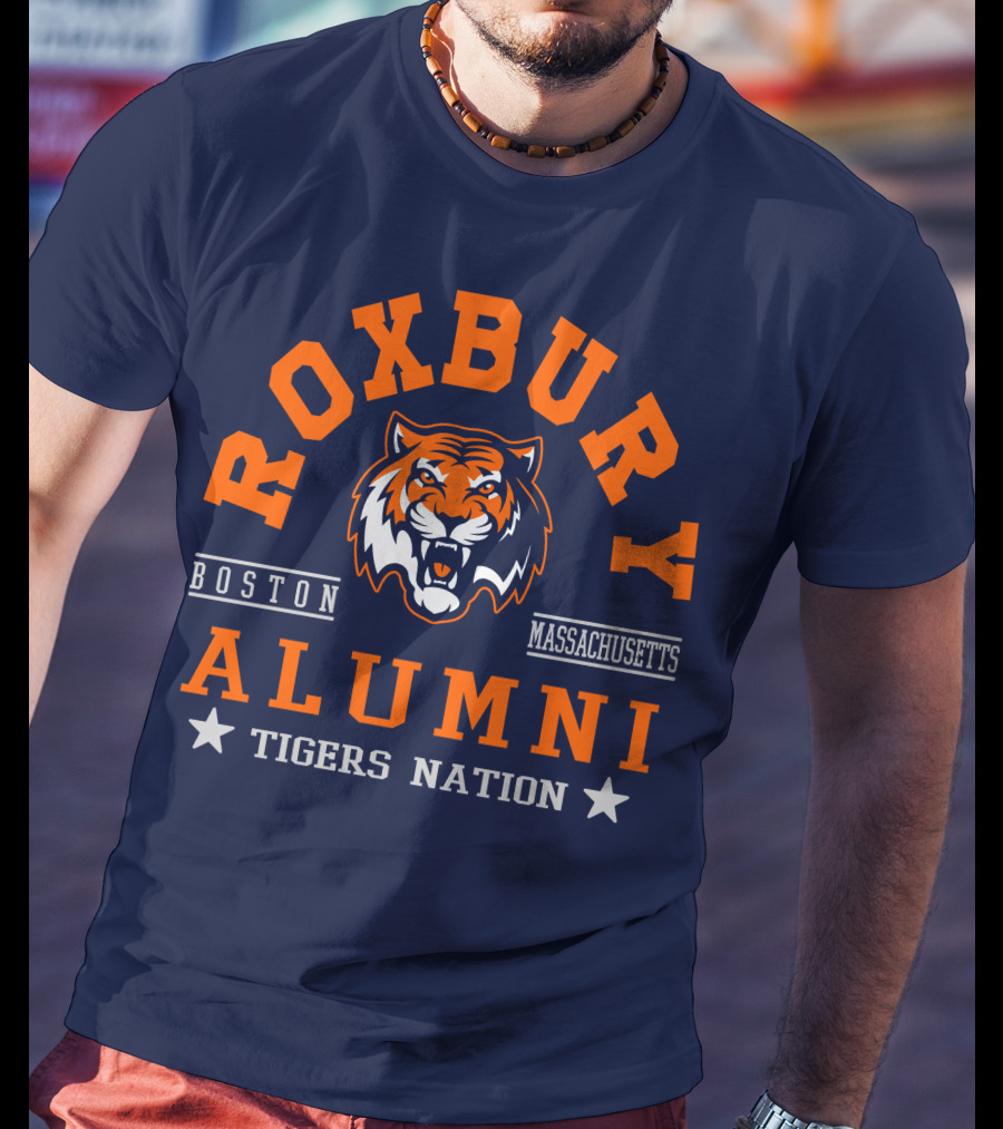 Roxbury Boston Massachusetts Alumni Tigers Nation T-Shirt