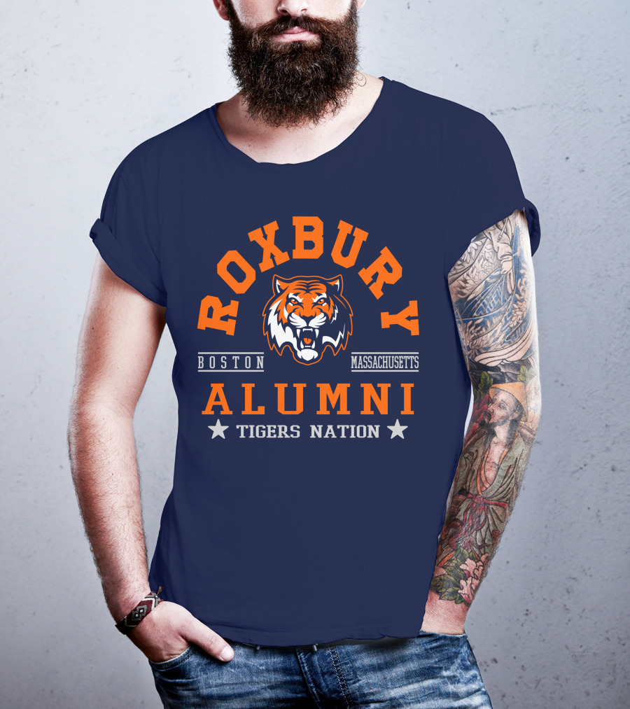 Roxbury Boston Massachusetts Alumni Tigers Nation T-Shirt
