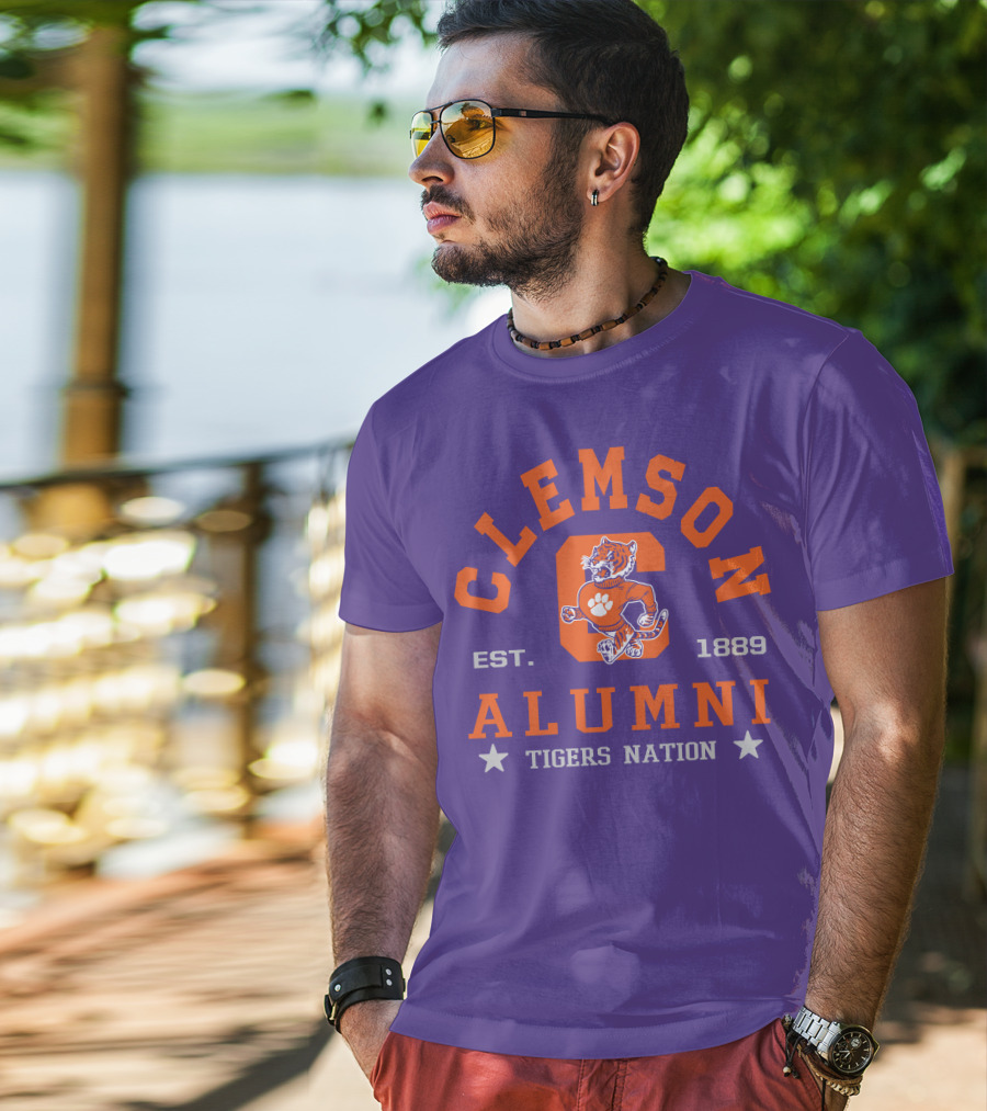 Clemson Alumni Tigers Nation Est. 1889 T-Shirt