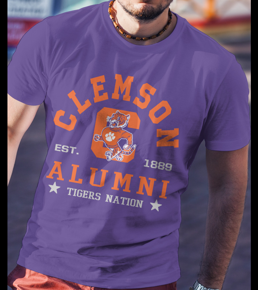 Clemson Alumni Tigers Nation Est. 1889 T-Shirt
