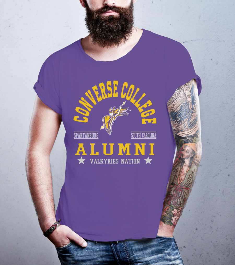 Converse College Alumni Valkyries Nation Spartanburg South Carolina T-Shirt