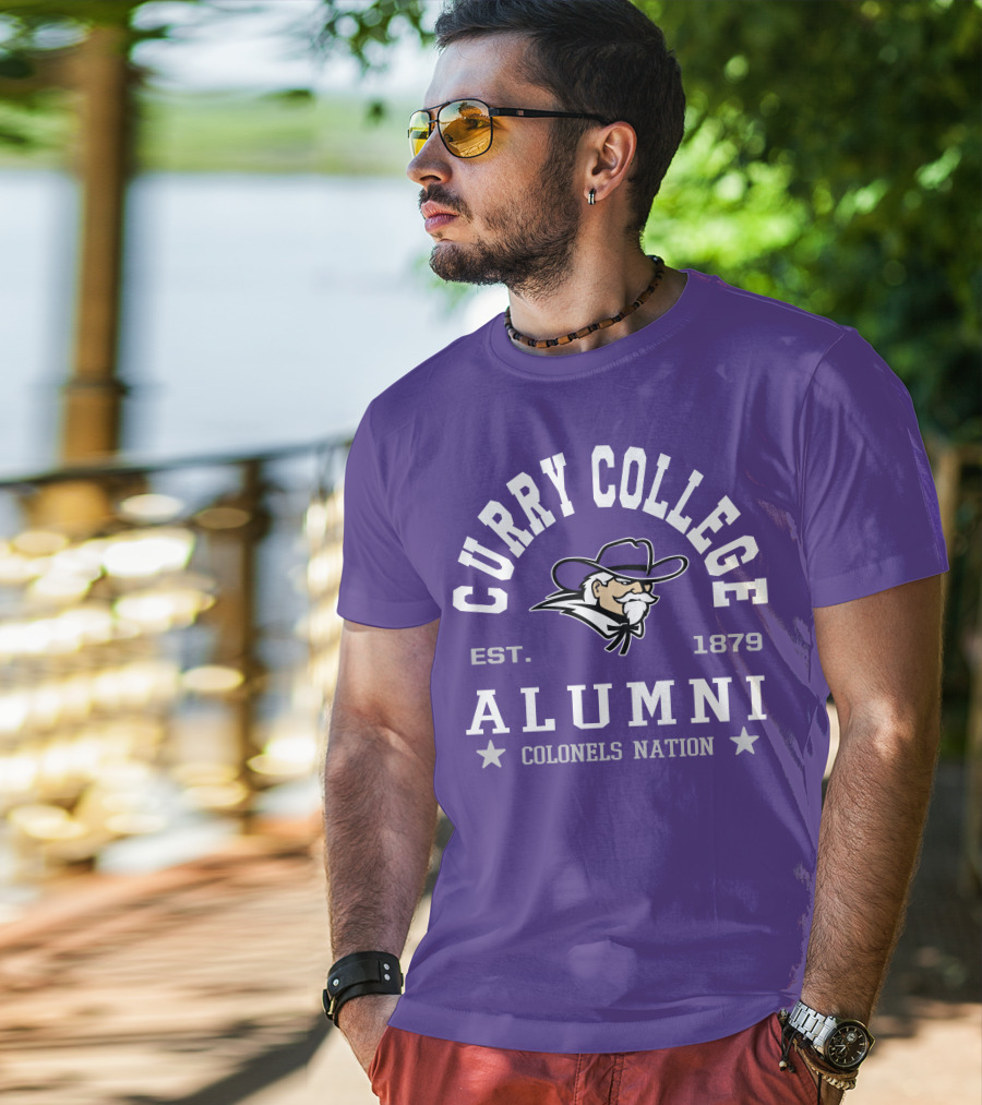 Curry College Alumni Colonels Nation Est. 1879 T-Shirt