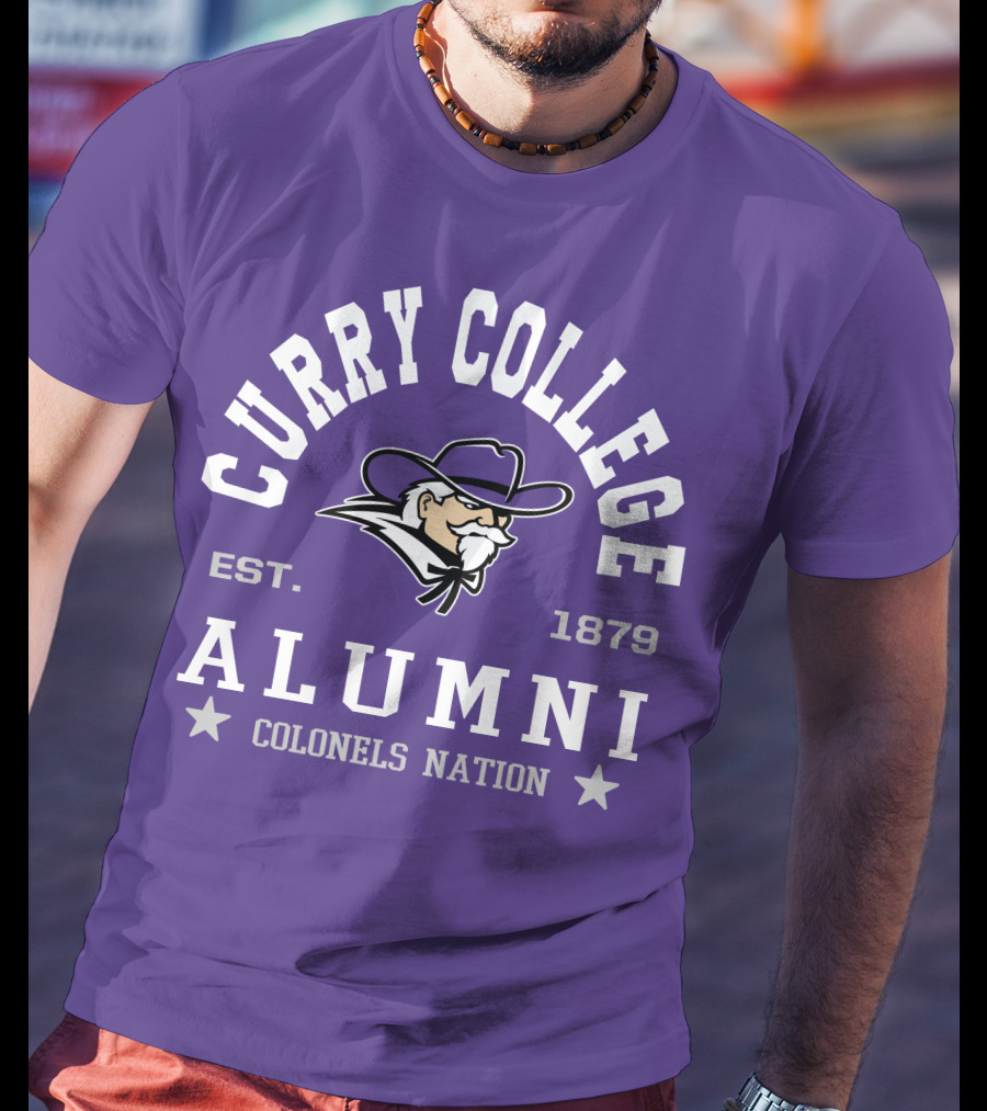Curry College Alumni Colonels Nation Est. 1879 T-Shirt