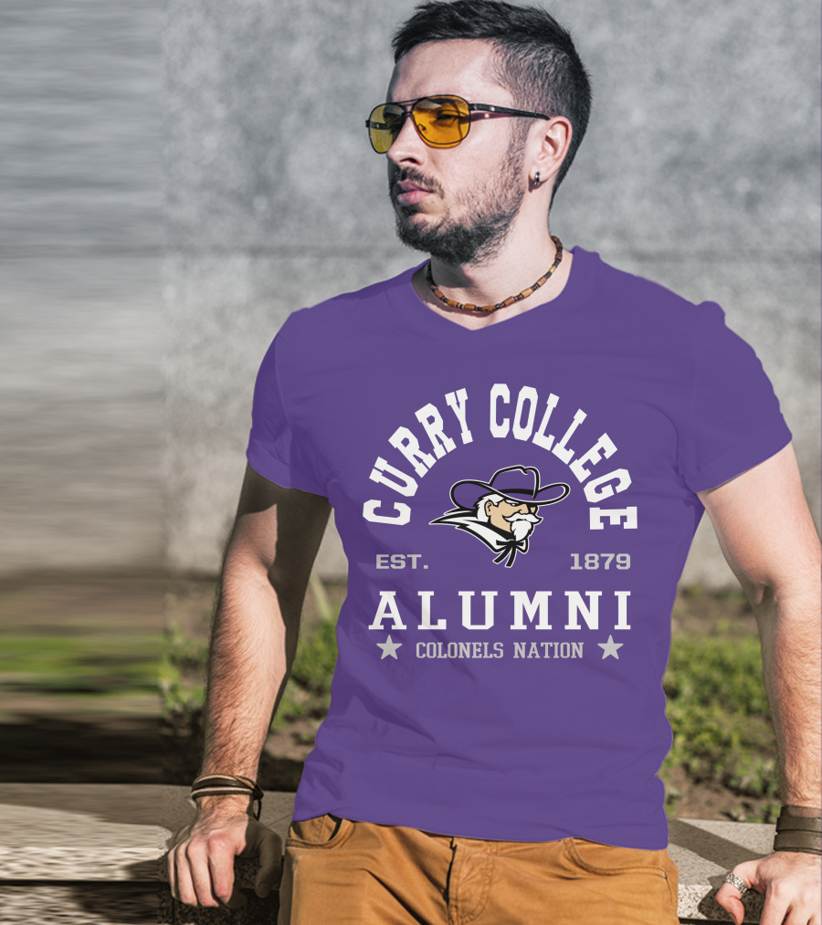 Curry College Alumni Colonels Nation Est. 1879 T-Shirt