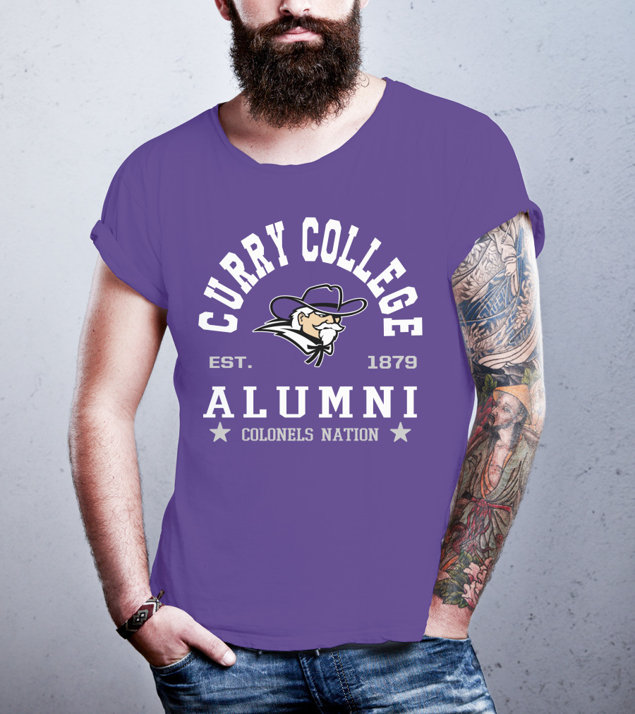 Curry College Alumni Colonels Nation Est. 1879 T-Shirt