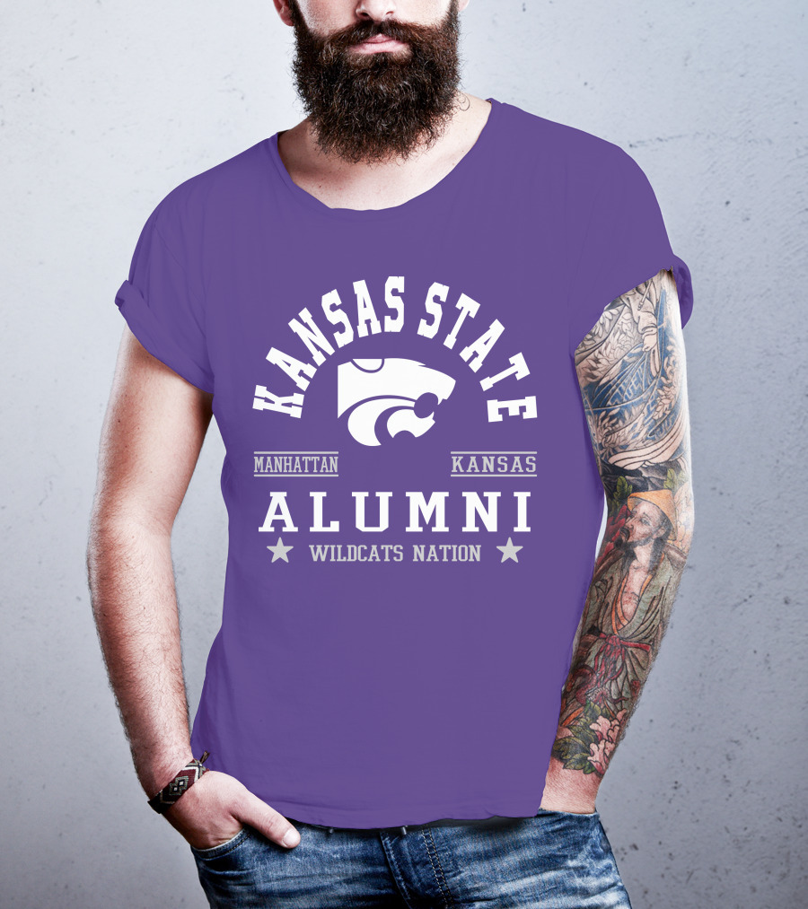 Kansas State Alumni Wildcats Nation Manhattan Kansas T-Shirt