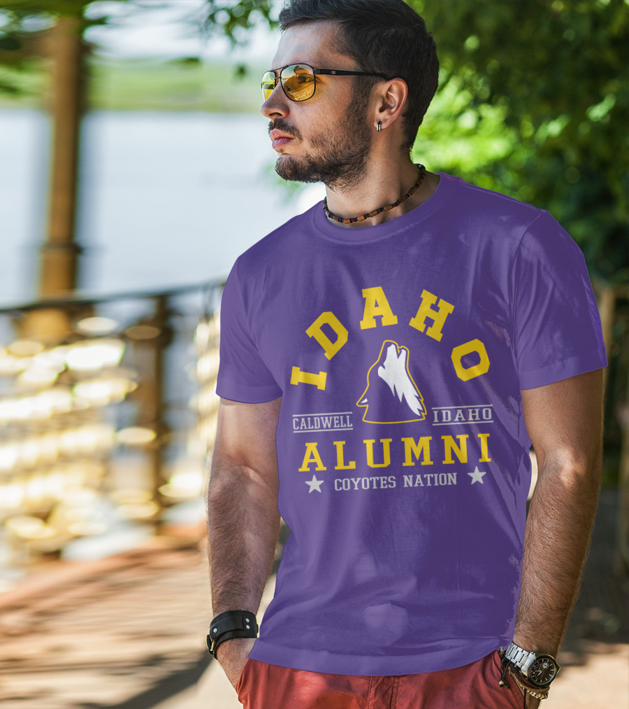 Idaho Alumni Caldwell Coyotes Nation T-Shirt