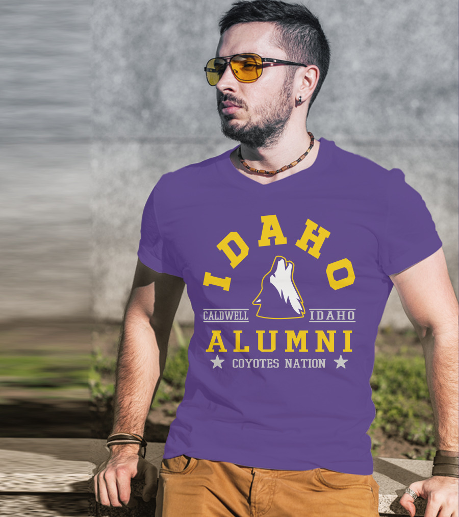 Idaho Alumni Caldwell Coyotes Nation T-Shirt