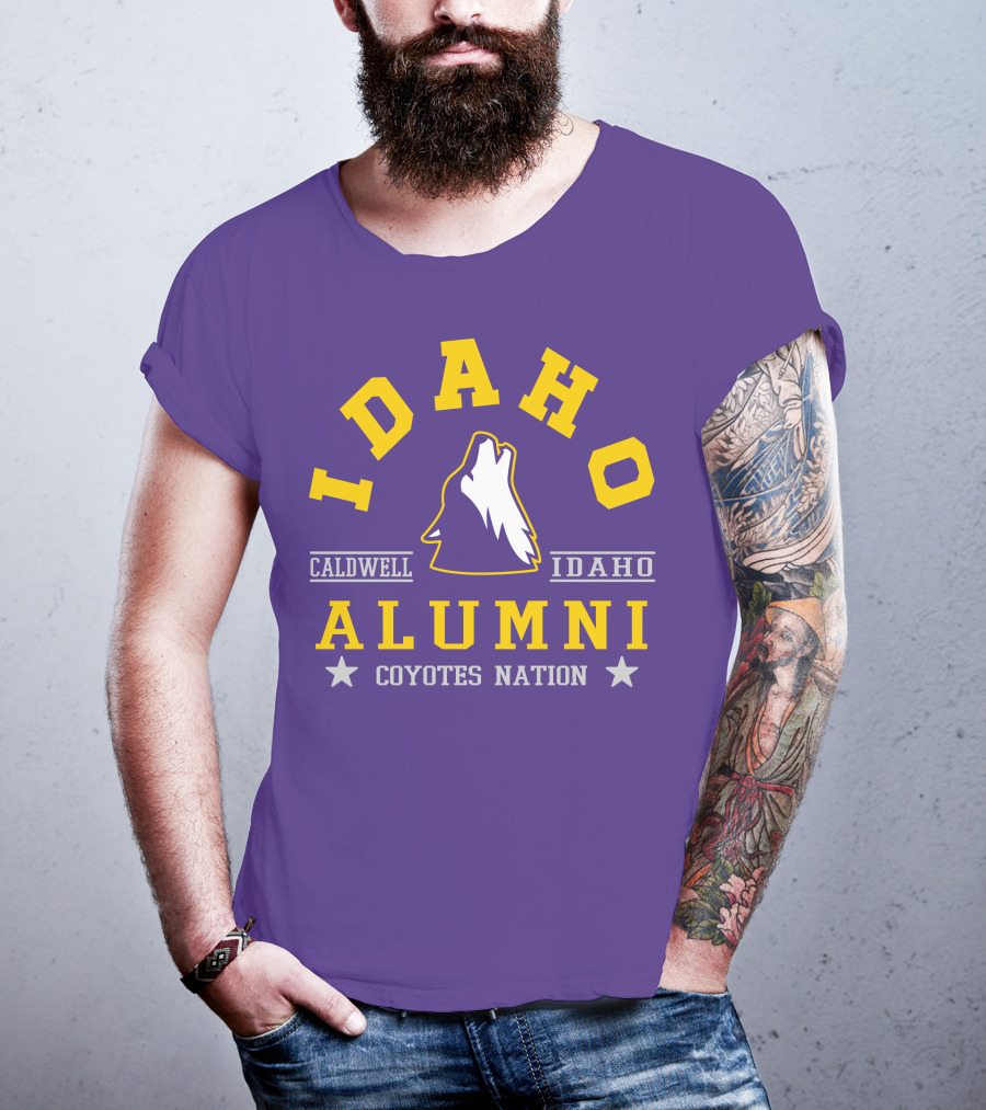Idaho Alumni Caldwell Coyotes Nation T-Shirt