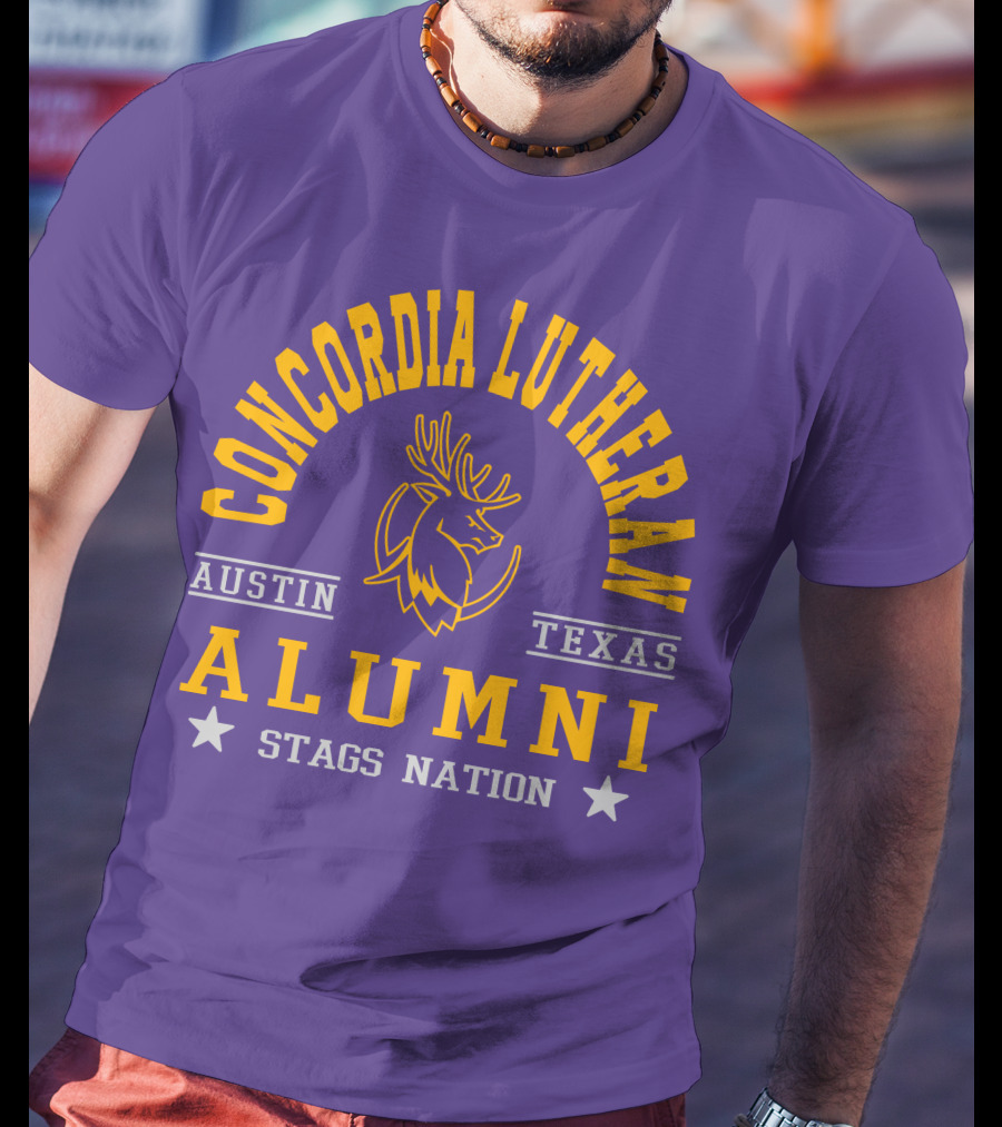 Concordia Lutheran Austin Texas Alumni Stags Nation T-Shirt