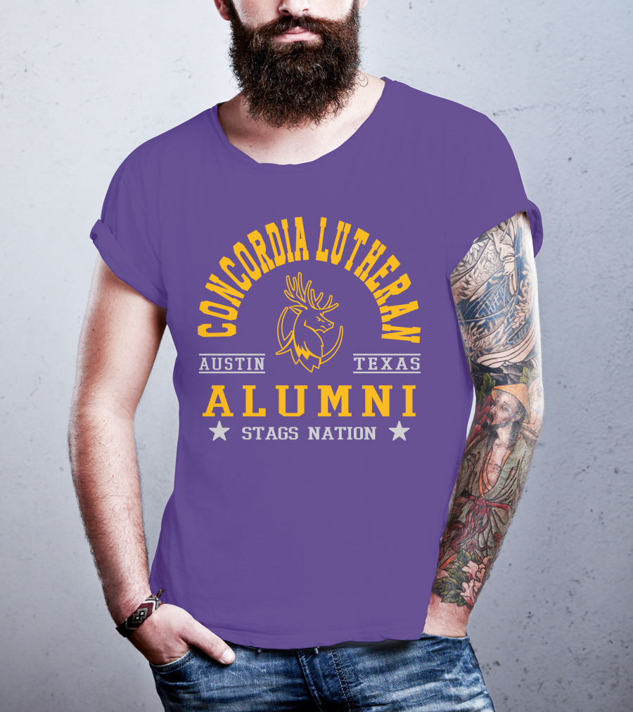 Concordia Lutheran Austin Texas Alumni Stags Nation T-Shirt