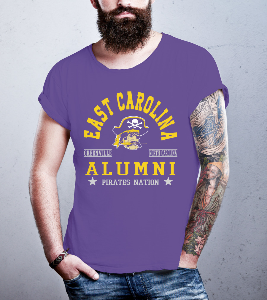 East Carolina Alumni Pirates Nation Greenville North Carolina T-Shirt