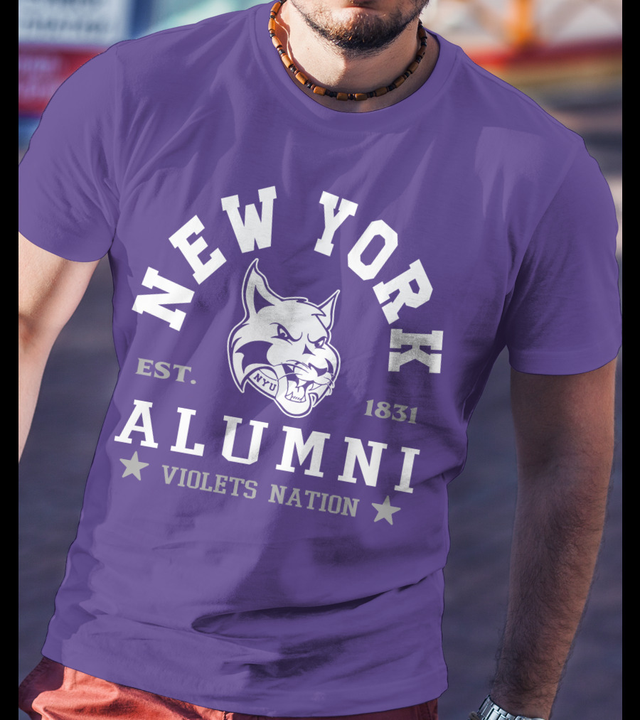 New York Alumni Violets Nation Est. 1831 NYU T-Shirt