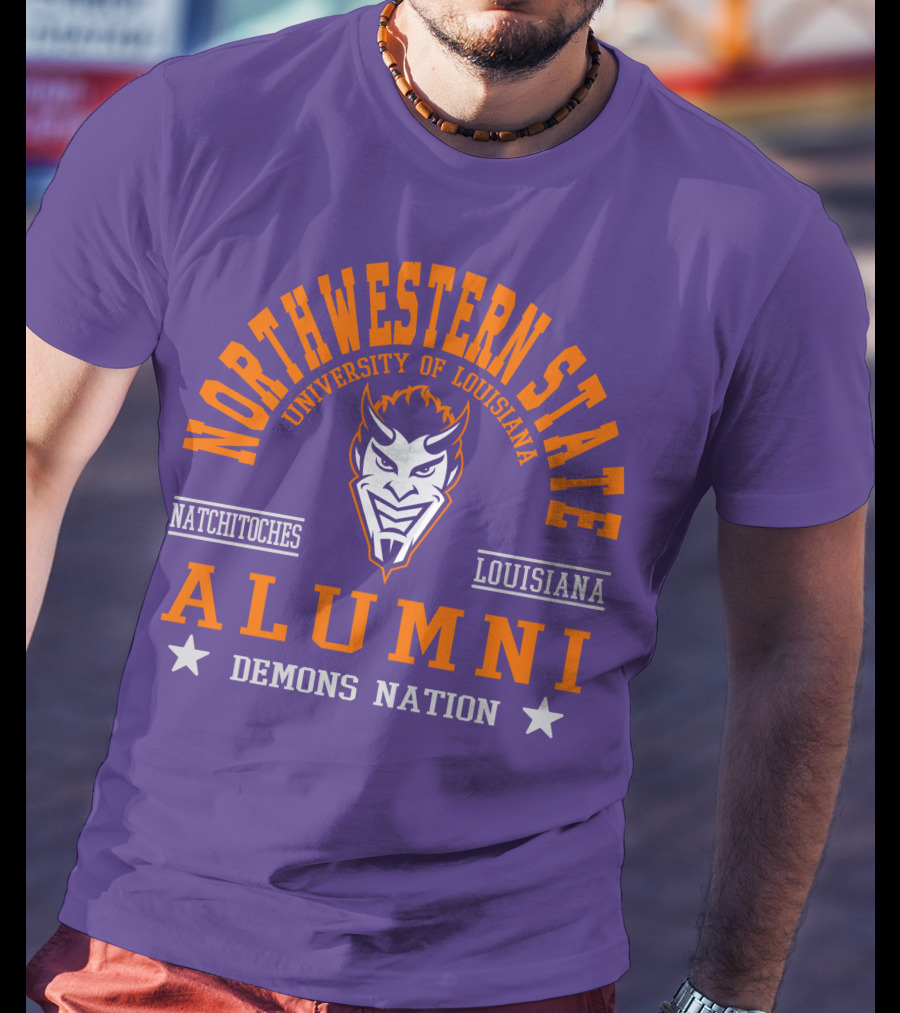 Northwestern State University Of Louisiana Alumni Demons Nation Natchitoches T-Shirt