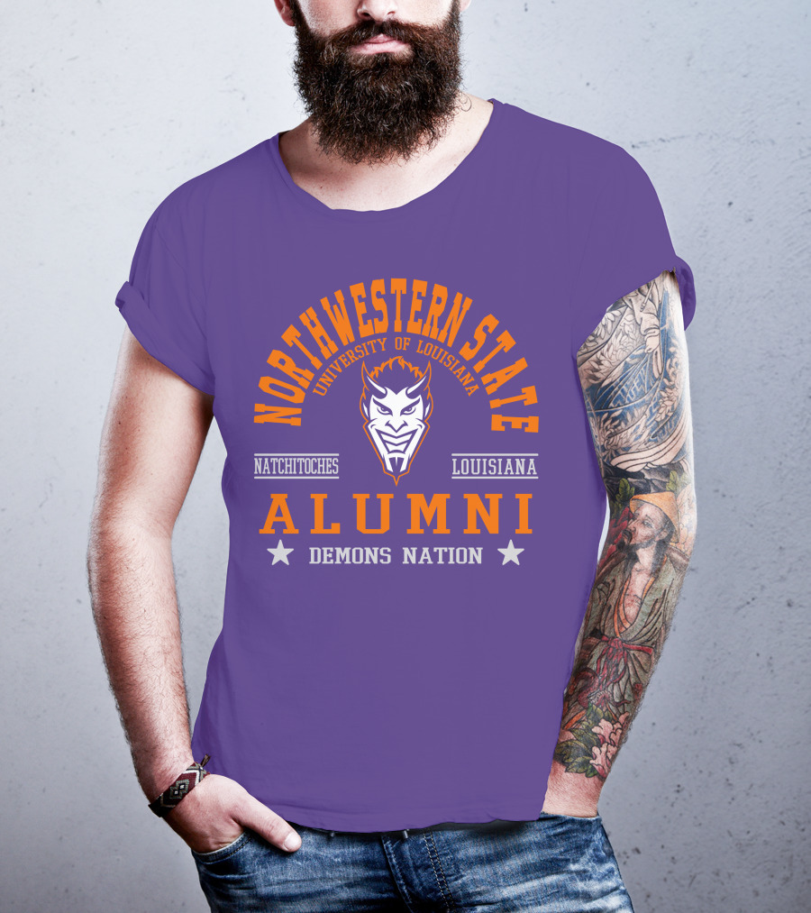 Northwestern State University Of Louisiana Alumni Demons Nation Natchitoches T-Shirt