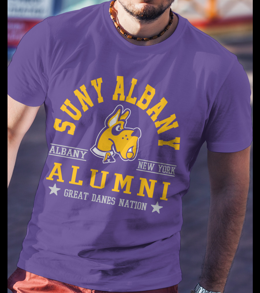 SUNY Albany Alumni Great Danes Nation New York T-Shirt