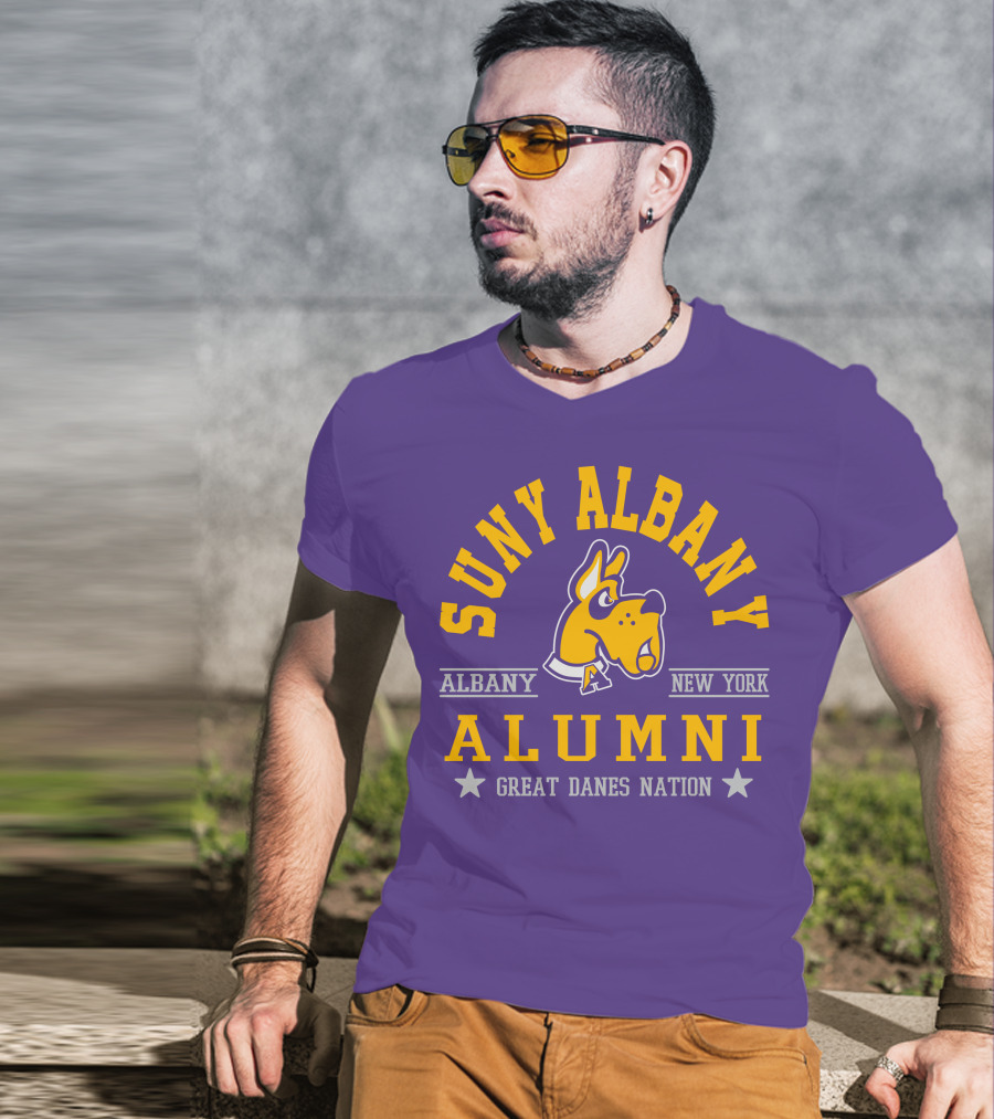 SUNY Albany Alumni Great Danes Nation New York T-Shirt