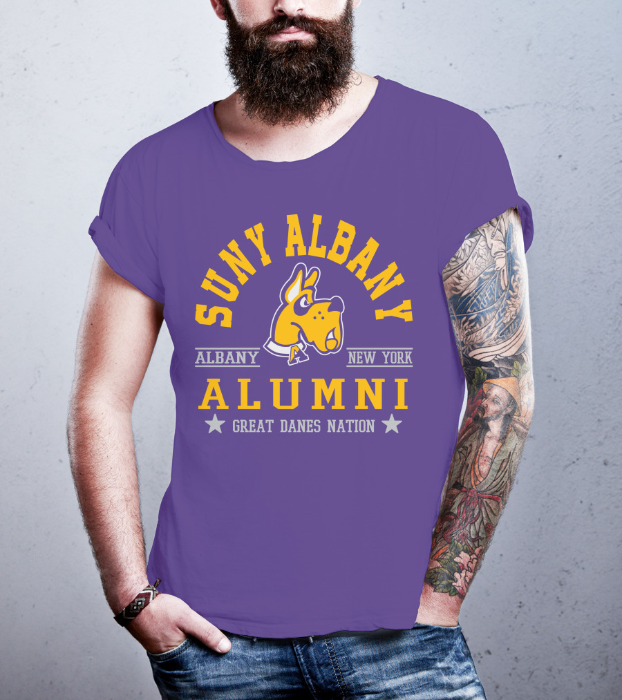SUNY Albany Alumni Great Danes Nation New York T-Shirt