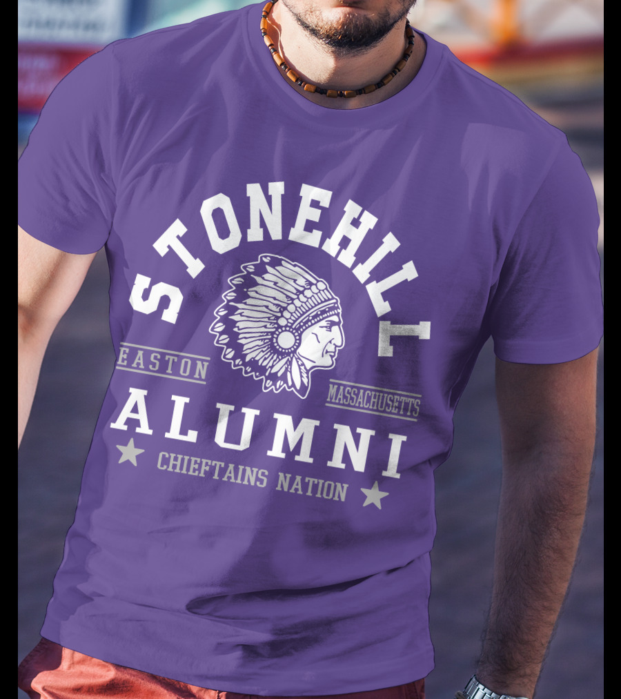 Stonehill Alumni Easton Massachusetts Chieftains Nation T-Shirt