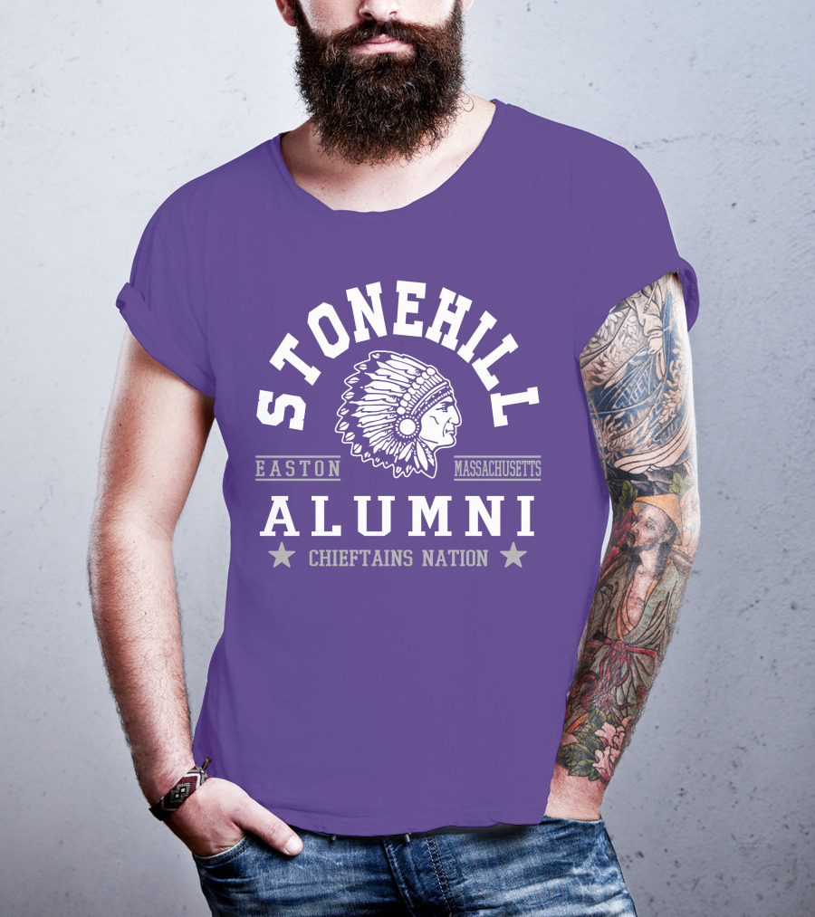 Stonehill Alumni Easton Massachusetts Chieftains Nation T-Shirt