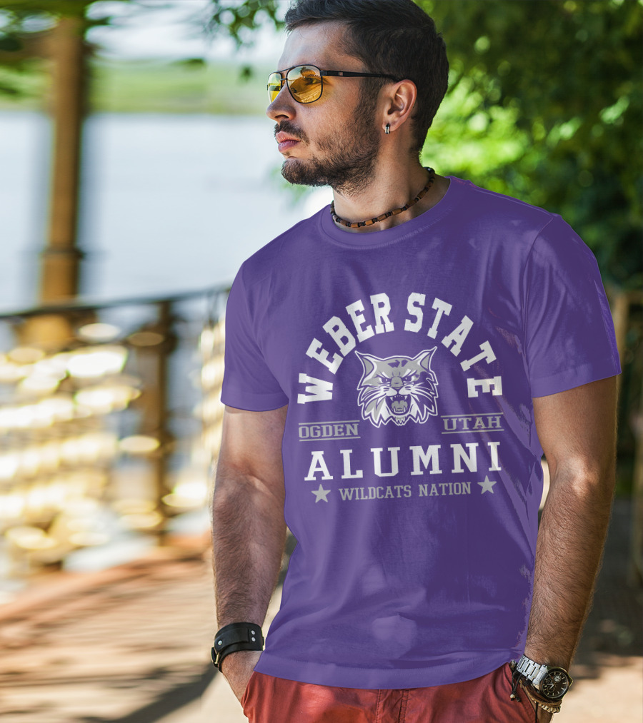 Weber State Alumni Wildcats Nation Ogden Utah T-Shirt