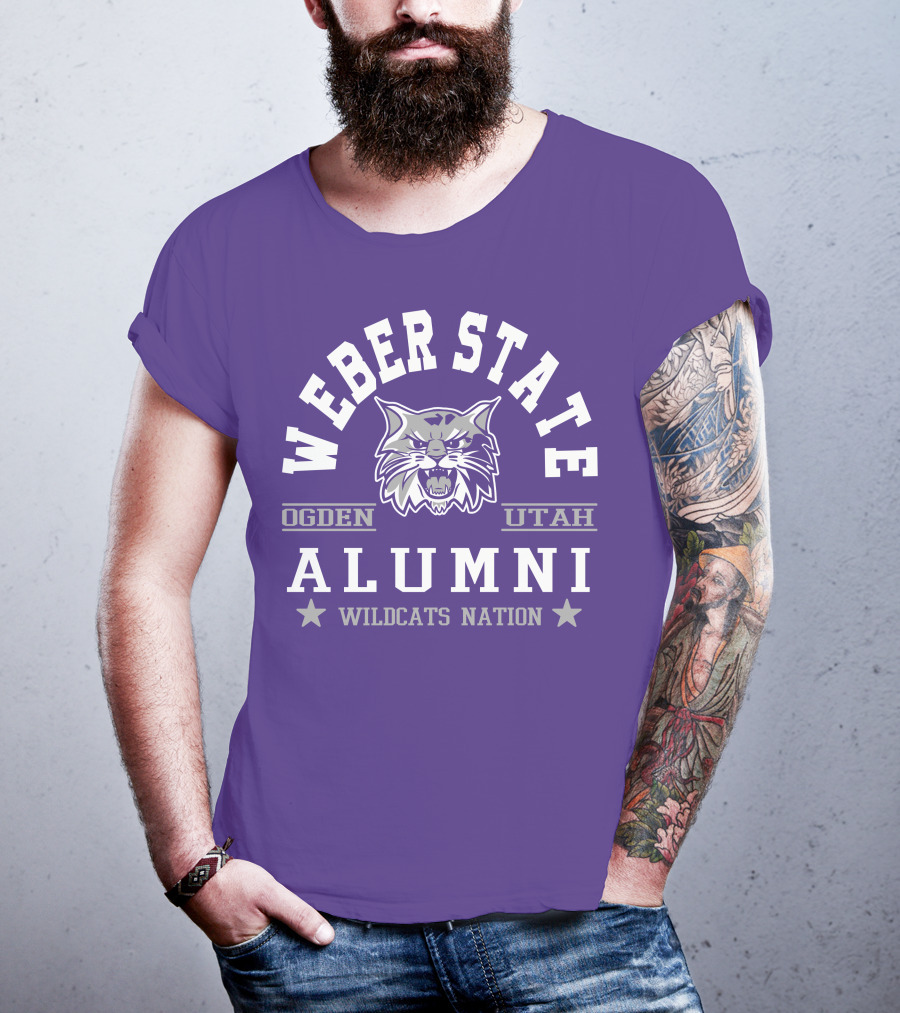 Weber State Alumni Wildcats Nation Ogden Utah T-Shirt