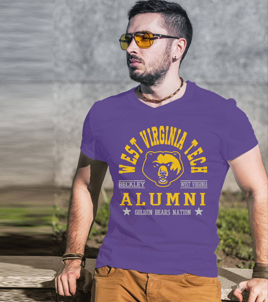 West Virginia Tech Alumni Beckley Golden Bears Nation T-Shirt