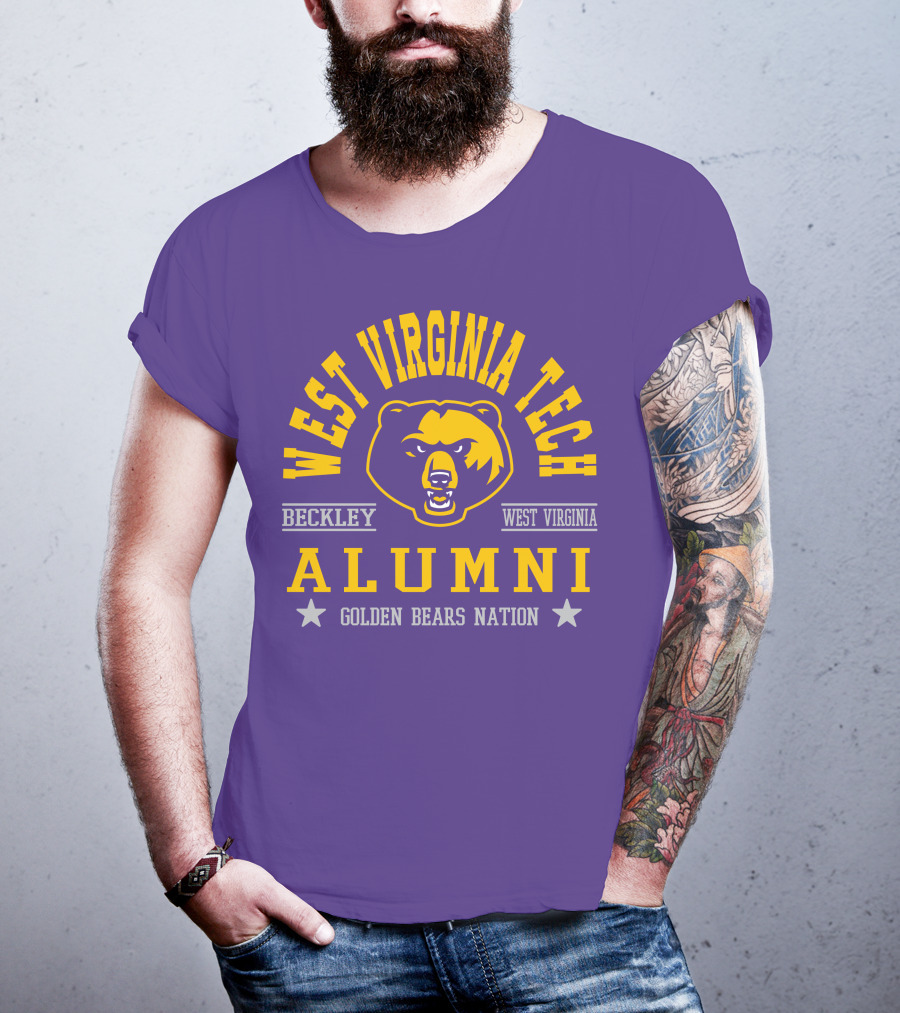 West Virginia Tech Alumni Beckley Golden Bears Nation T-Shirt