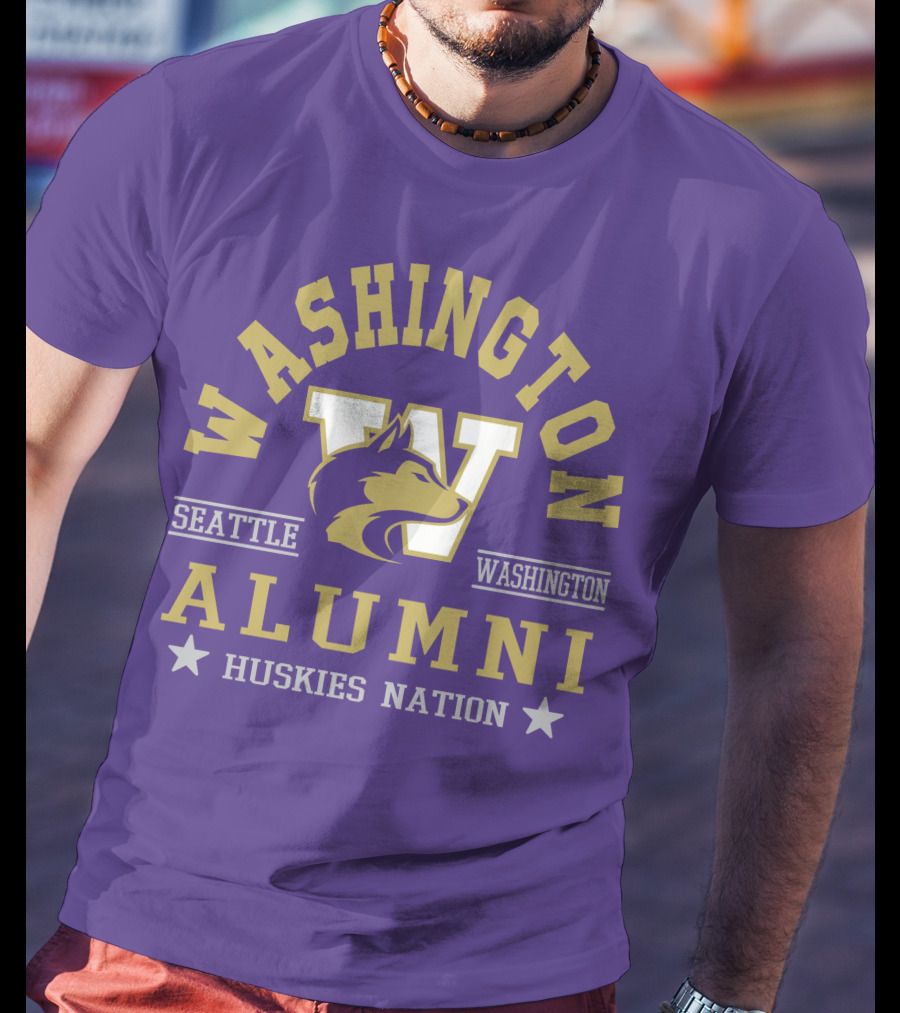 Washington Seattle Huskies Alumni Nation T-Shirt