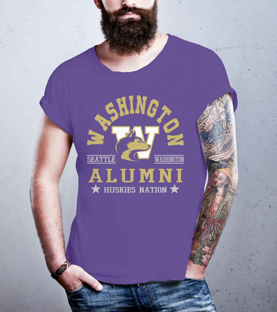 Washington Seattle Huskies Alumni Nation T-Shirt