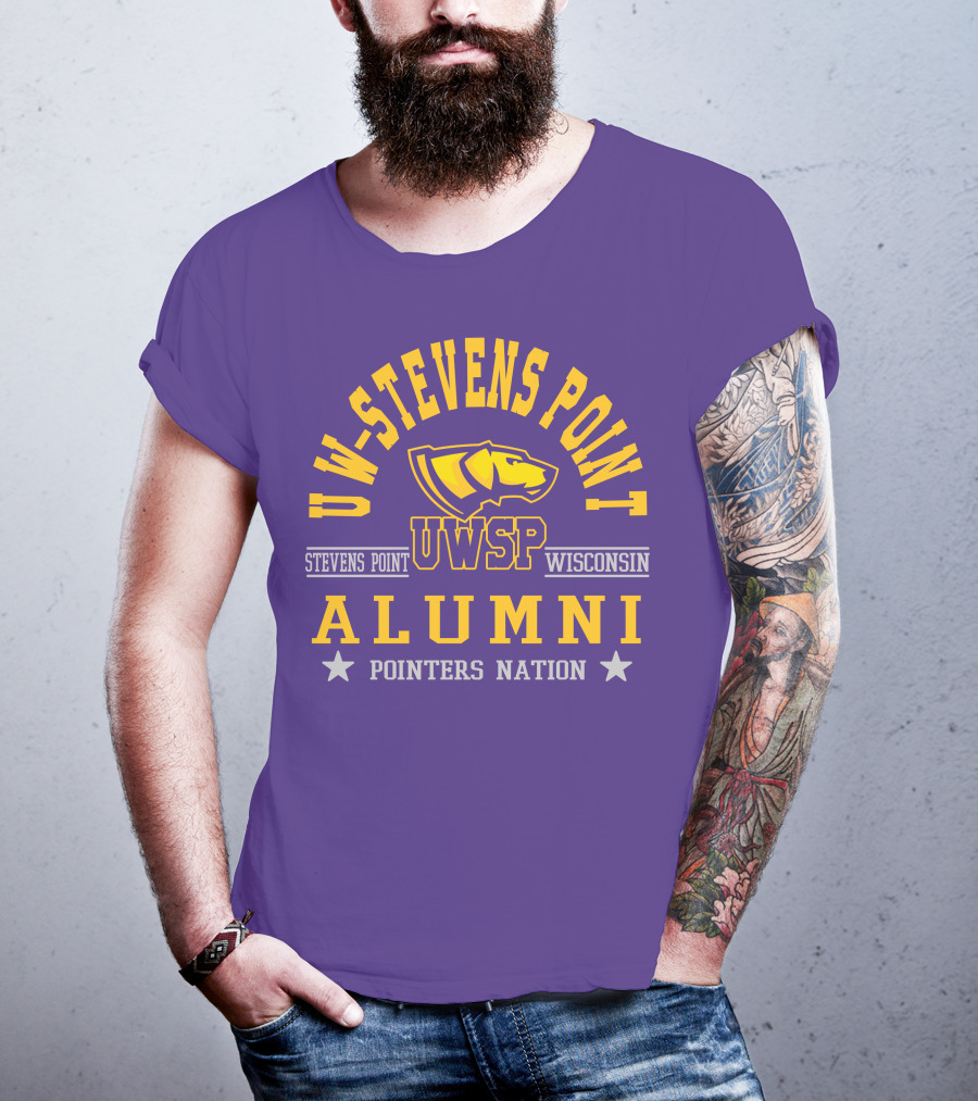 UW-Stevens Point Wisconsin UWSP Alumni Pointers Nation T-Shirt
