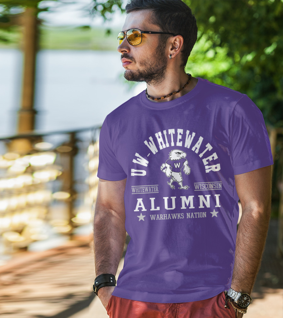 UW-Whitewater Wisconsin Alumni Warhawks Nation T-Shirt