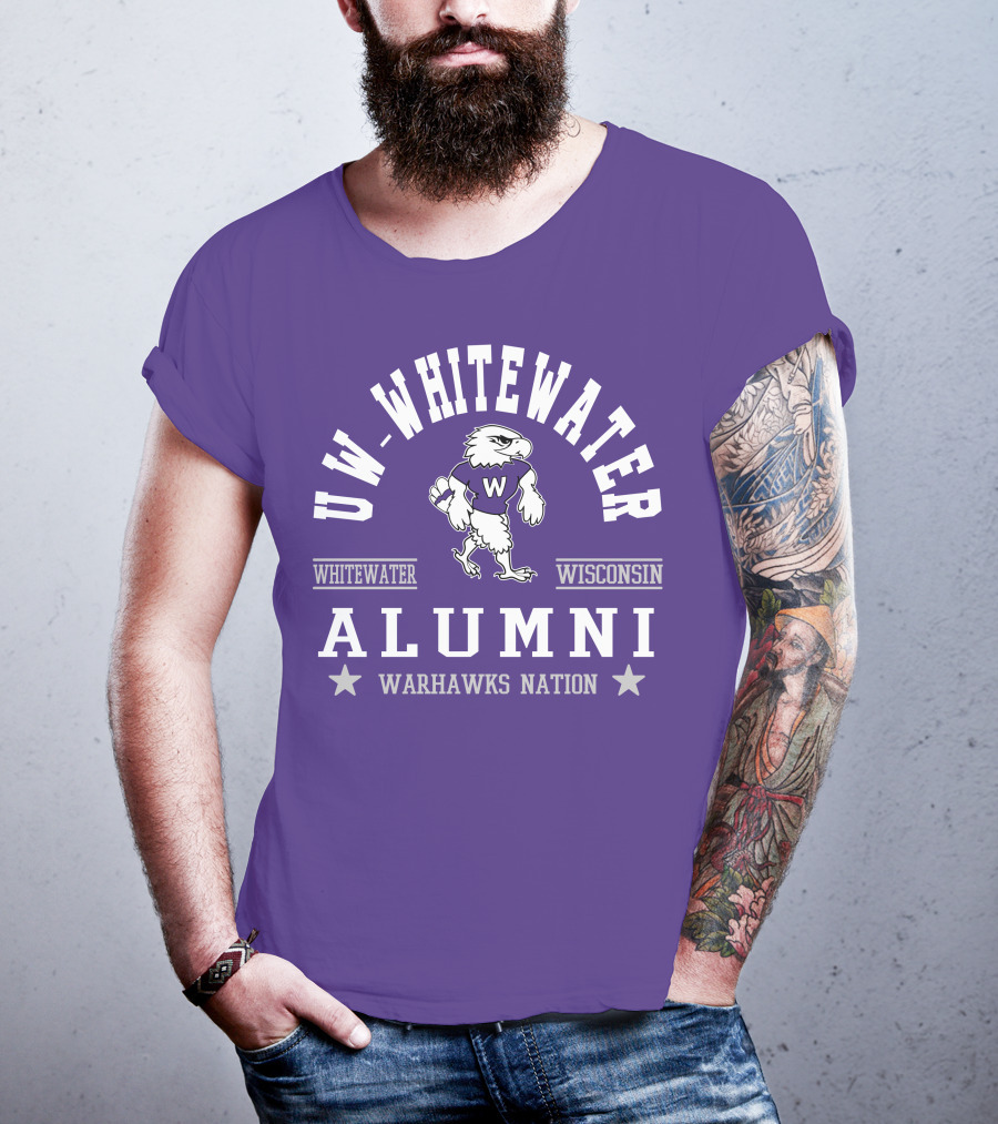 UW-Whitewater Wisconsin Alumni Warhawks Nation T-Shirt