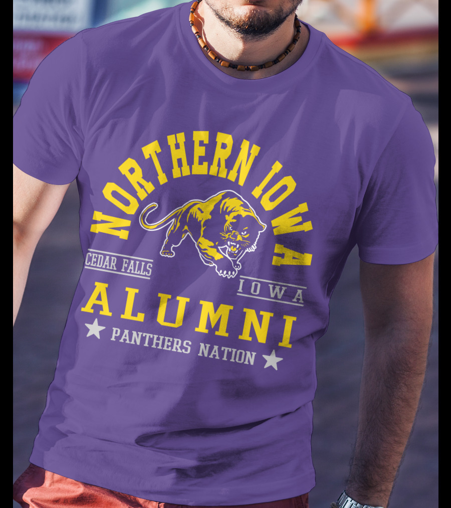 Northern Iowa Cedar Falls Alumni Panthers Nation T-Shirt