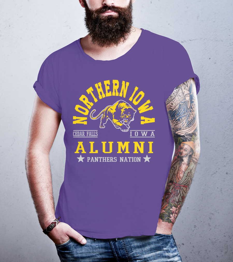 Northern Iowa Cedar Falls Alumni Panthers Nation T-Shirt