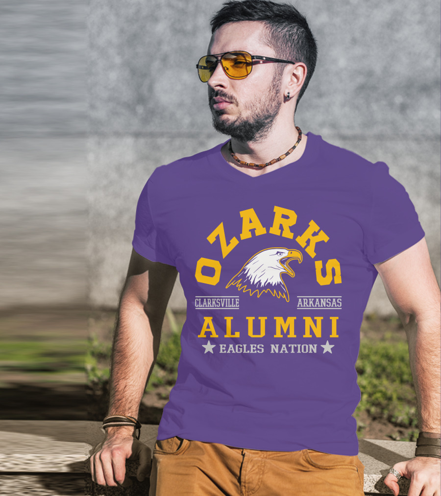 Ozarks Alumni Clarksville Arkansas Eagles Nation T-Shirt
