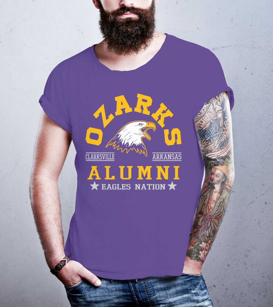 Ozarks Alumni Clarksville Arkansas Eagles Nation T-Shirt