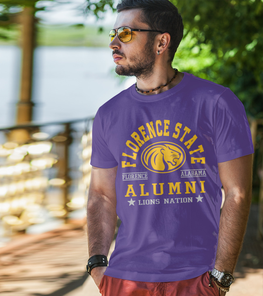 Florence State Alumni Lions Nation Florence Alabama T-Shirt